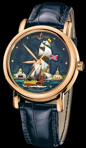 Review Ulysse Nardin 136-11 / SHT Classico Enamel San Marco Cloisonne Shtandart watch for sale - Click Image to Close
